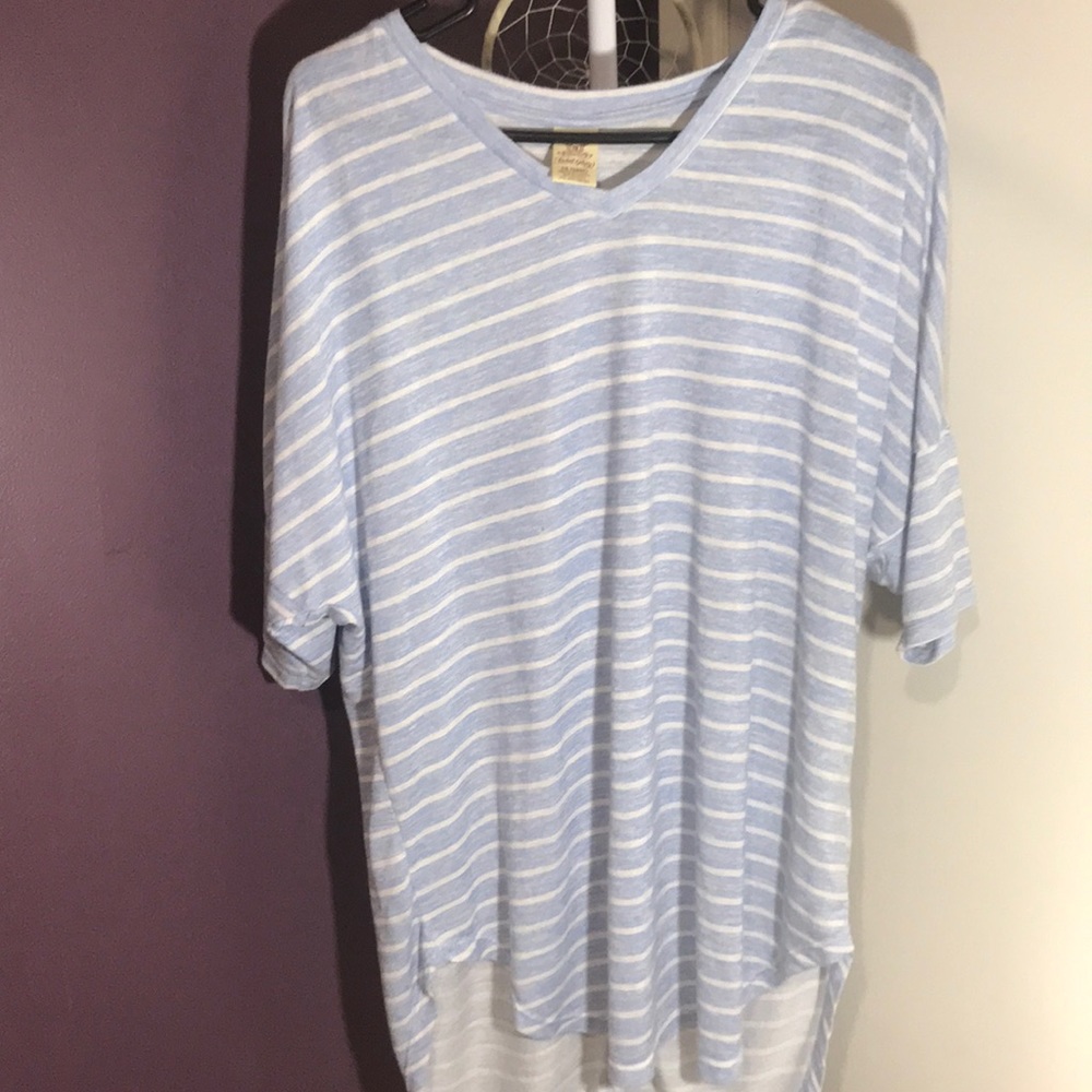 Short sleeved striped top!